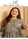 Big Size Vol 1 By Moksh Rayon Printed Plus Size Kurtis Wholesale Shop In Surat
